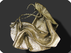 gioiello artistico in bronzo placcato argento